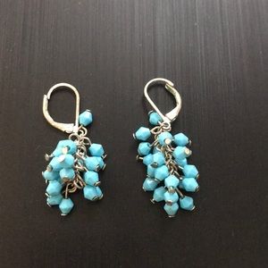 Blue earrings